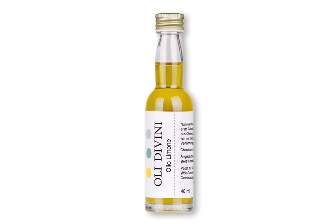 BIO Olio Limone Zitronen-Olivenöl - OLI DIVINI GmbH